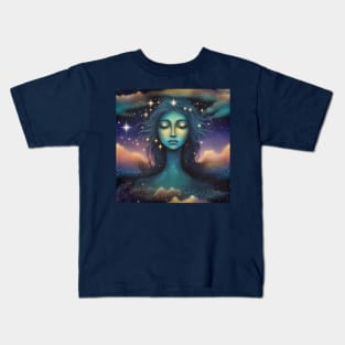 Star Goddess Milky Way Kids T-Shirt